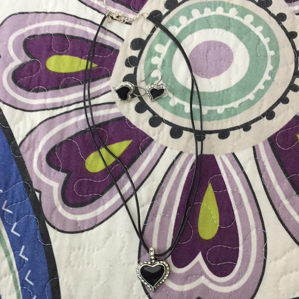 Necklace and earrings